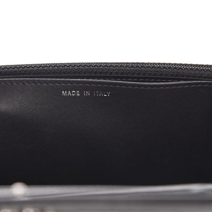 Chanel Patent Camellia Embossed Wallet On Chain WOC Black 7 of 11