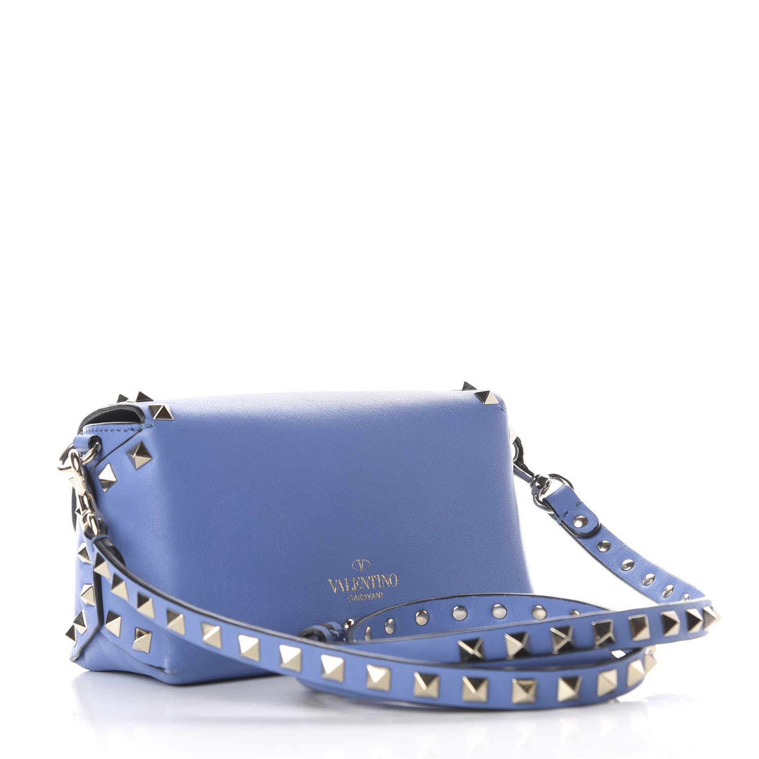 Valentino Garavani Vitello Mini Rockstud Crossbody Bag Angel 2 of 8