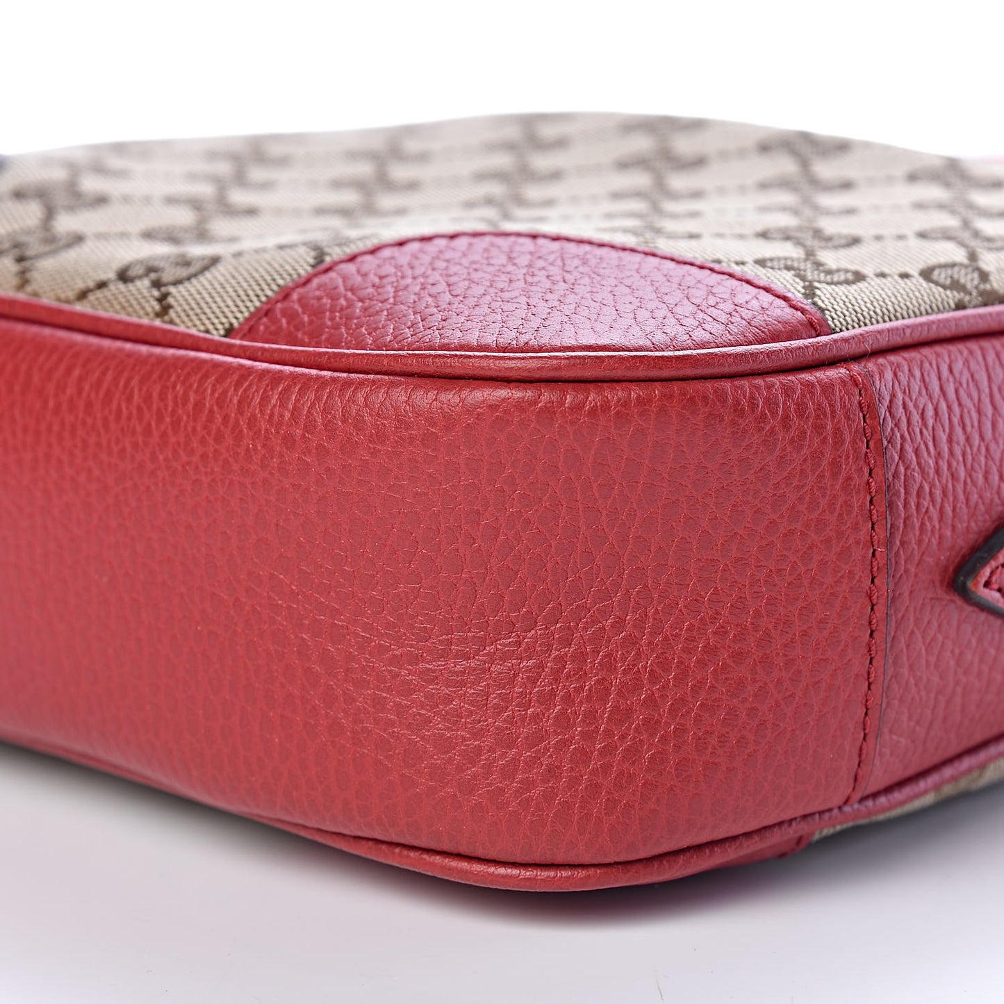 Monogram Mini Bree Messenger Bag Red