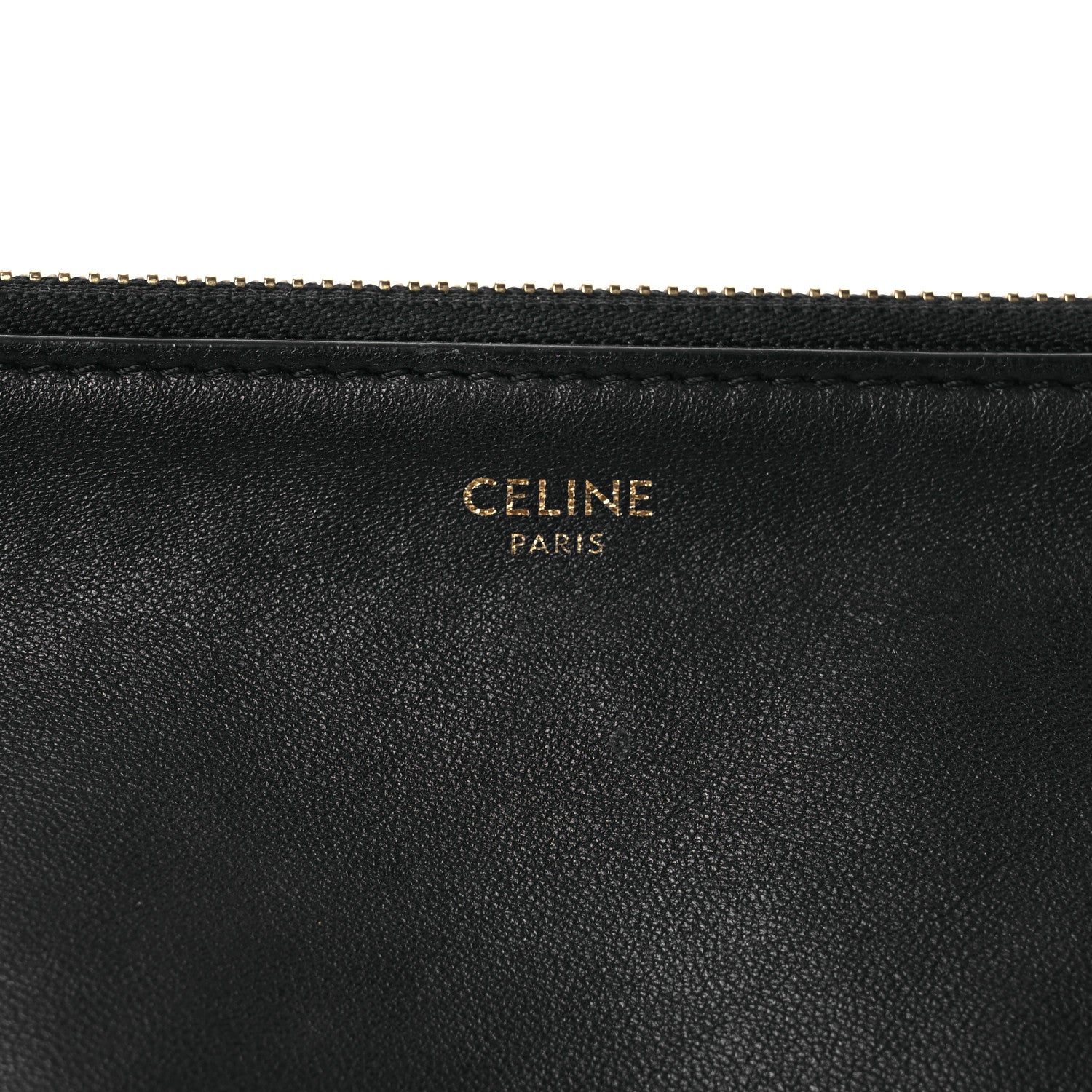 Celine Lambskin Small Trio Crossbody Bag Black 6 of 13
