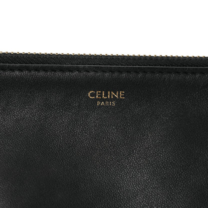 Celine Lambskin Small Trio Crossbody Bag Black 6 of 13