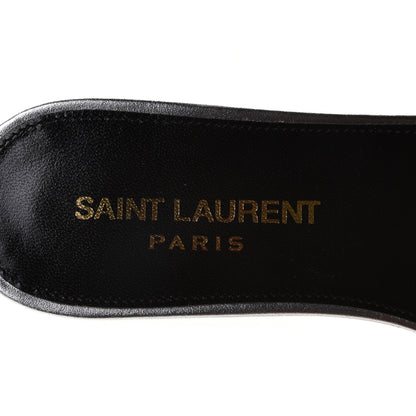 Saint Laurent Metallic Calfskin Nu Pied 05 Slide Sandals 35 Silver 7 of 10
