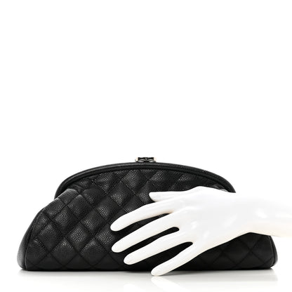 Chanel Caviar Quilted Timeless Clutch Black 2 of 8