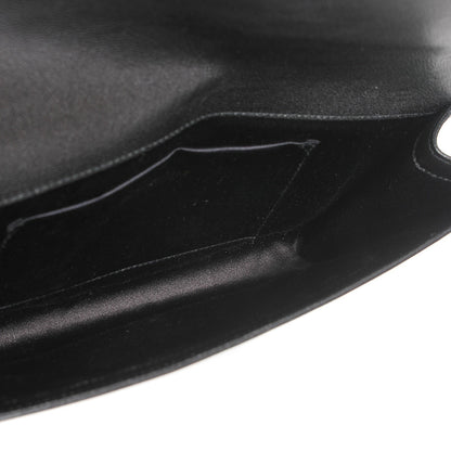Saint Laurent Calfskin Monogram Large Belle De Jour Clutch Black 5 of 7