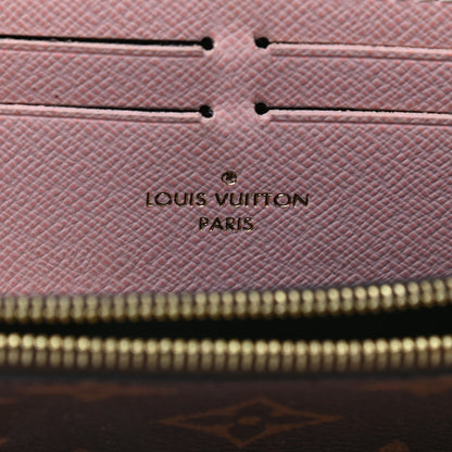 Louis Vuitton Monogram Clemence Wallet Rose Ballerine 6 of 7