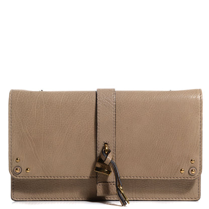 Chloe Calfskin Aurore Wallet on Chain Beige 1 of 7