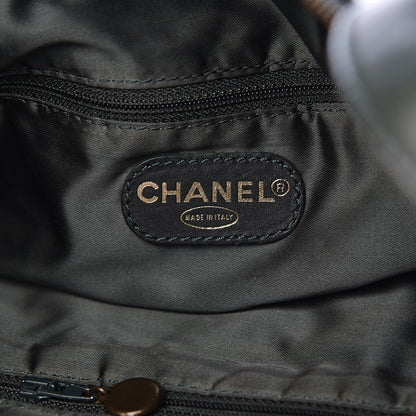 Chanel Lambskin CC Tassel Shoulder Bag Dark Green 6 of 12