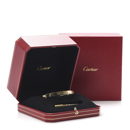Cartier 18K Yellow Gold LOVE Bracelet 19 8 of 8