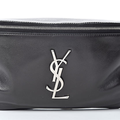 Saint Laurent Calfskin Monogram Belt Bag Black 8 of 10