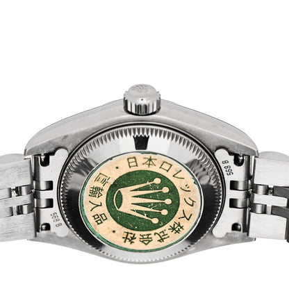 Rolex Stainless Steel 18K White Gold Diamond 26mm Oyster Perpetual Datejust Watch Silver 79174 4 of 4