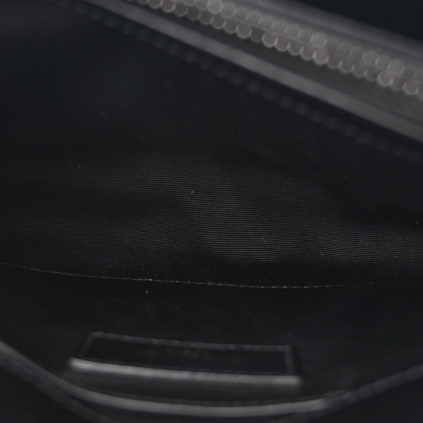 Calfskin Y Quilted Monogram Monochrome Small Loulou Chain Satchel Black