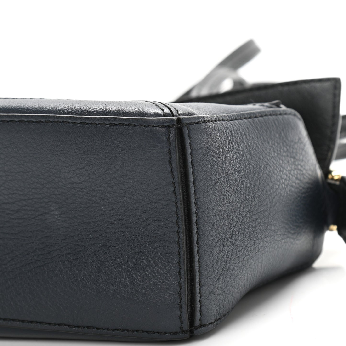 Calfskin Mini Puzzle Bag Black Cream