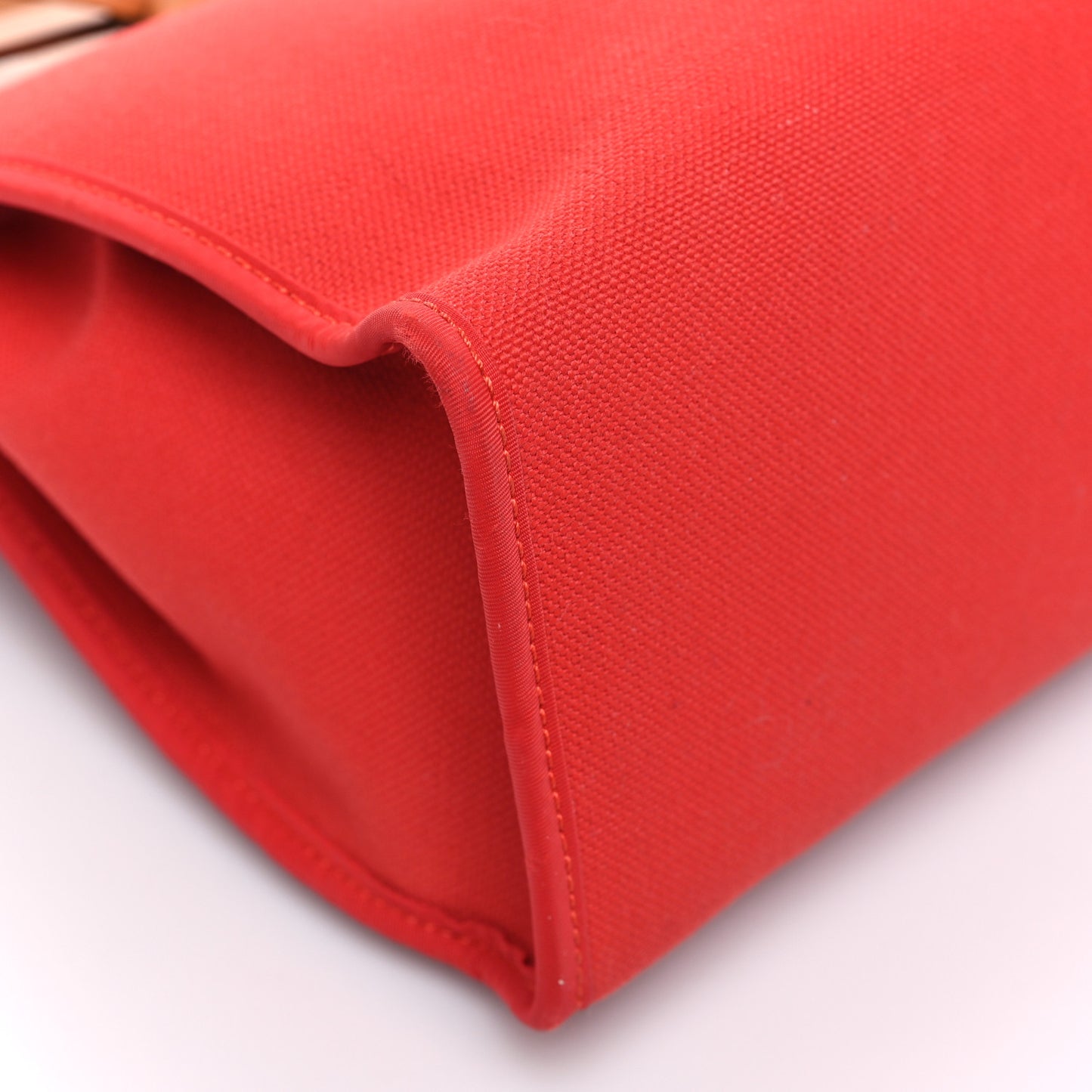 Vache Hunter Toile Herbag Zip 31 PM Rouge Tomate Natural