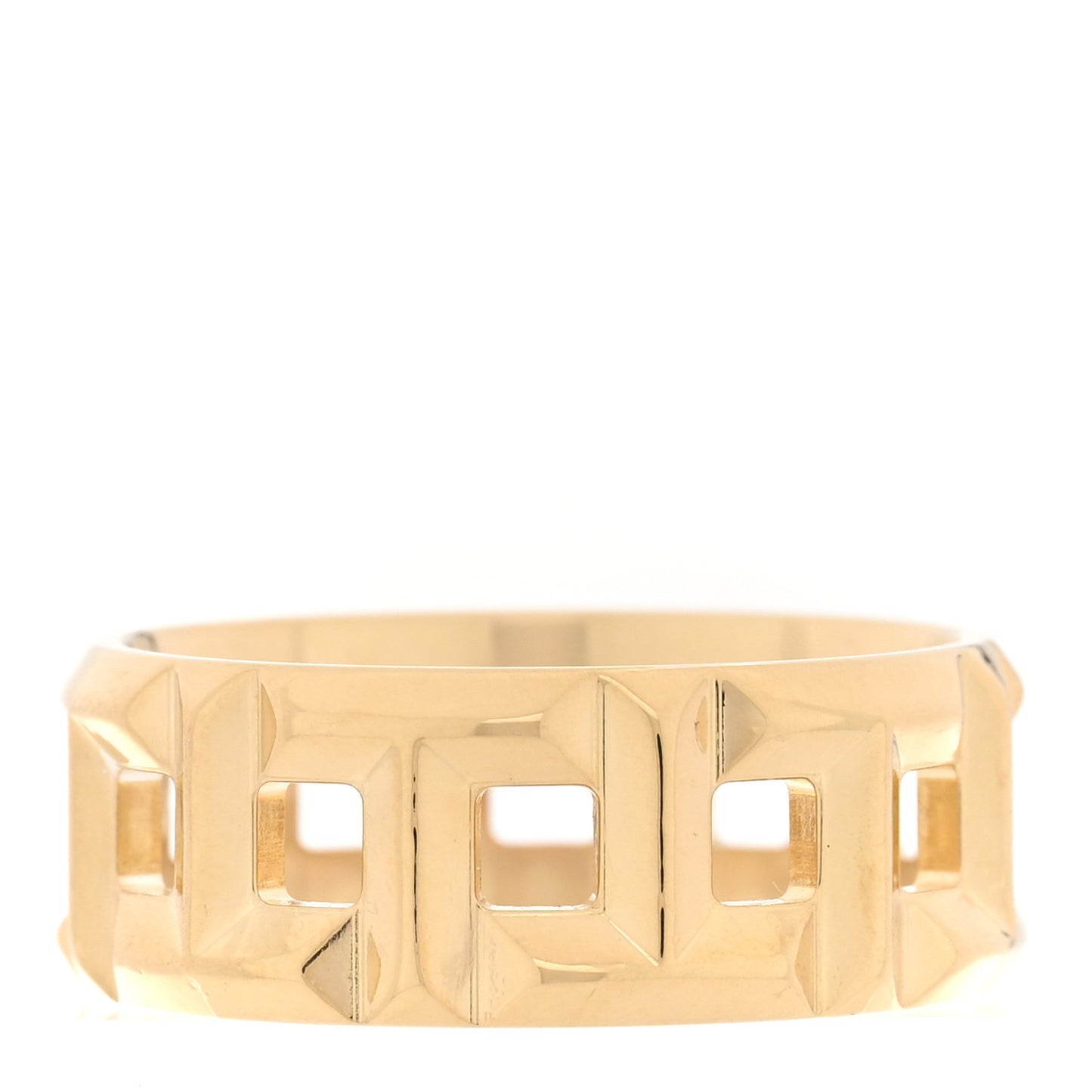 18K Yellow Gold T True Wide Ring 56 7.5