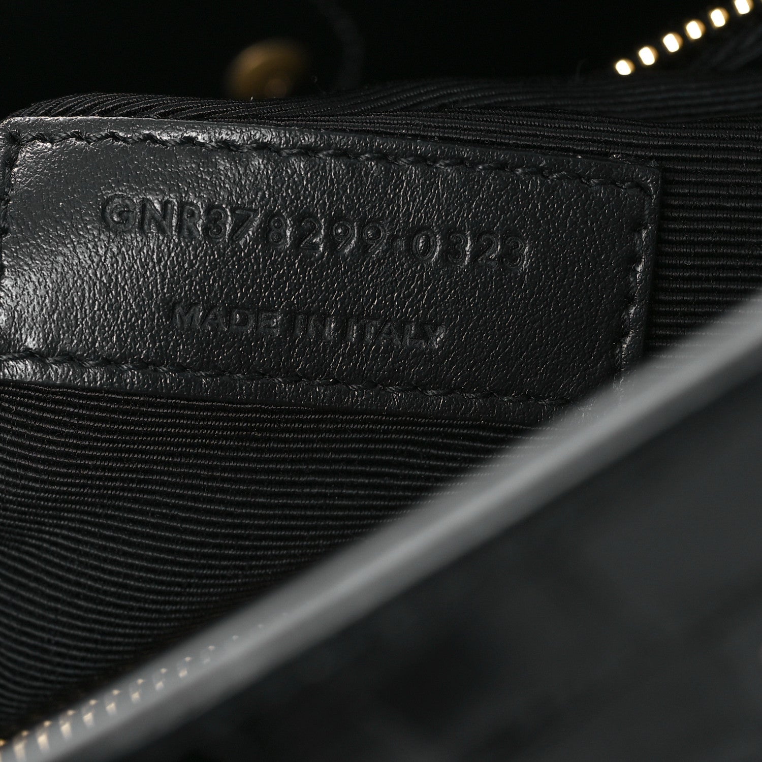 Saint Laurent Calfskin Crocodile Embossed Small Sac de Jour Black 7 of 10