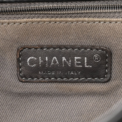 Chanel Iridescent Calfskin Glint Accordion Flap Black 6 of 19