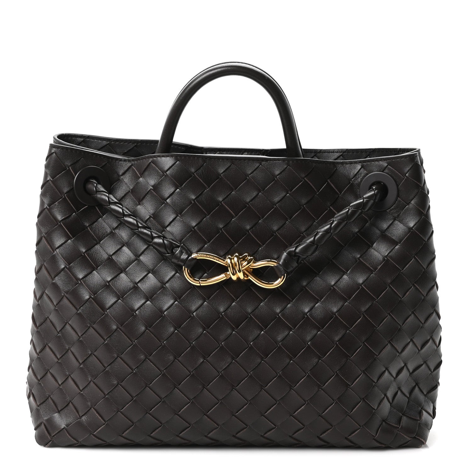 Bottega Veneta Nappa Intrecciato Medium Andiamo Shoulder Bag Fondant 1 of 9