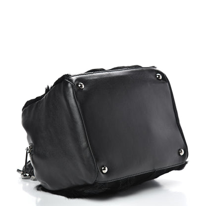 Chanel Pony Hair Shoulder Bag Black 3 of 13