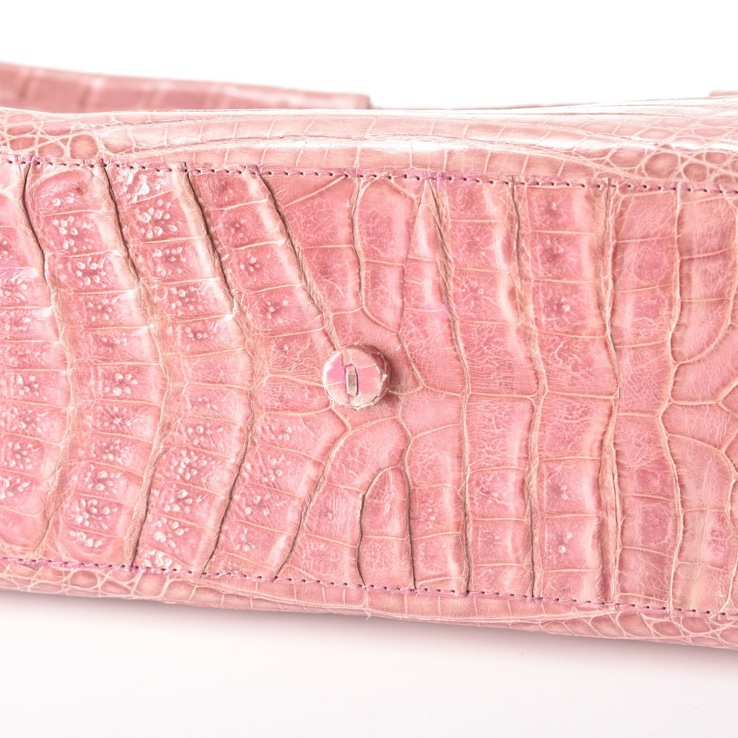 Crocodile Tote Pink