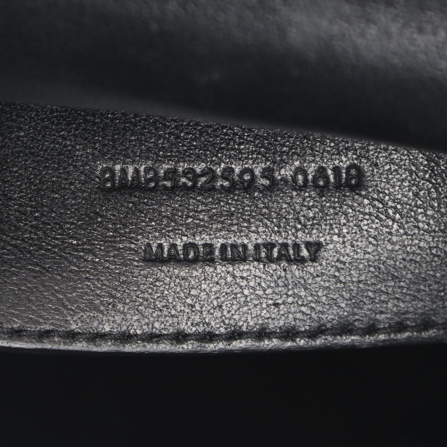 Patent Matelasse Monogram Large Vicky Chain Bag Black