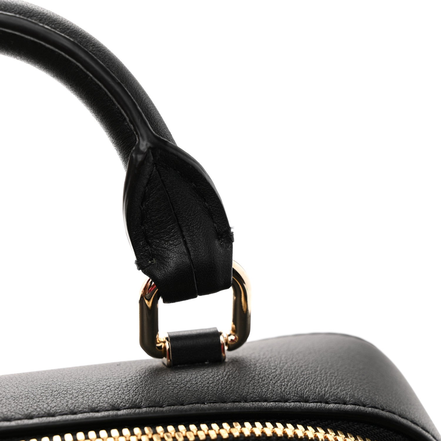 Chanel Calfskin Quilted Travel Kit Vanity Case Black 11 of 12
