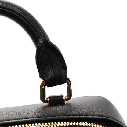 Chanel Calfskin Quilted Travel Kit Vanity Case Black 11 of 12