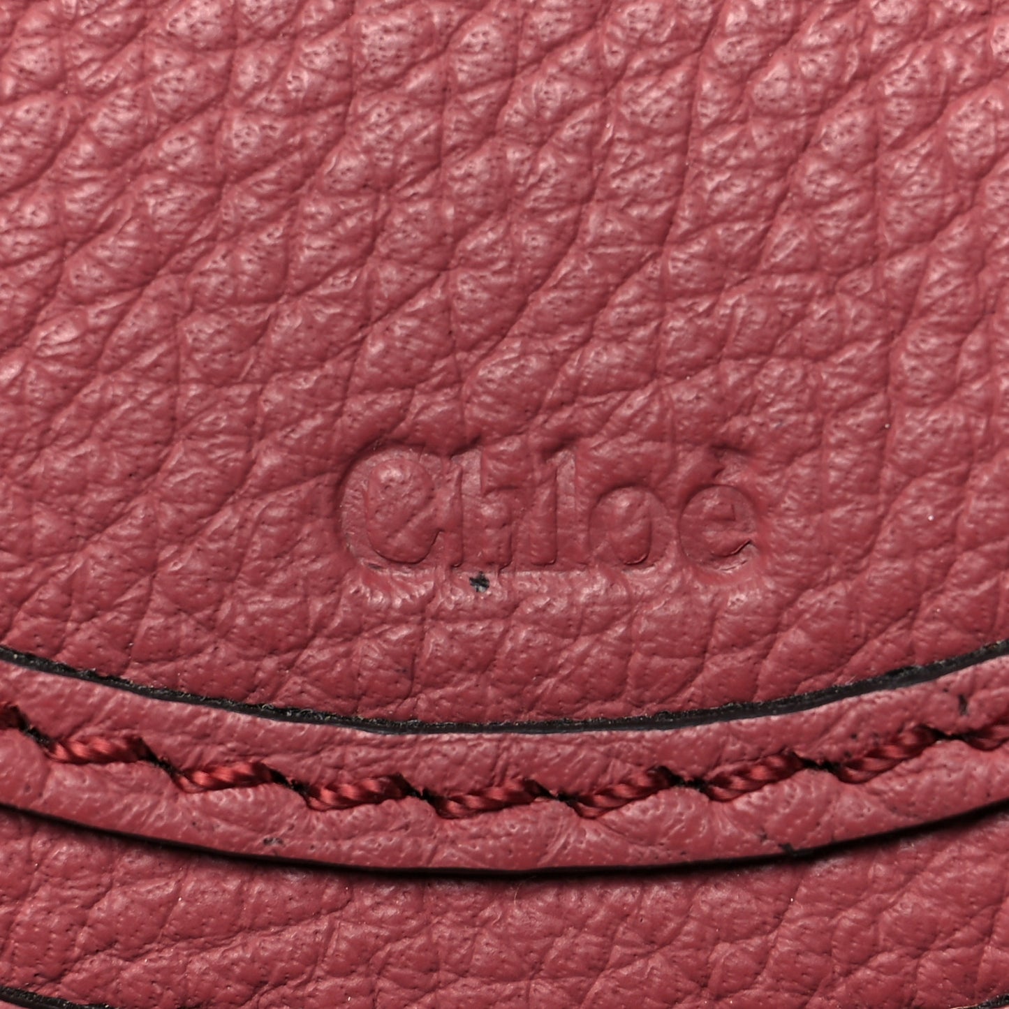 Raffia Calfskin Marcie Basket Peony Red