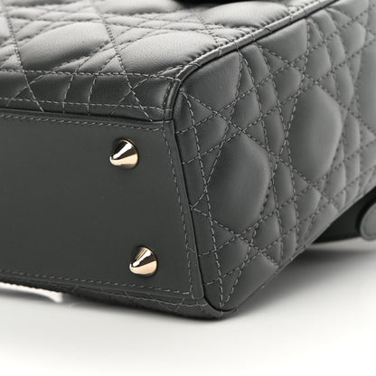 Christian Dior Lambskin Cannage Gradient Small My ABCDior Lady Dior Grey 10 of 12