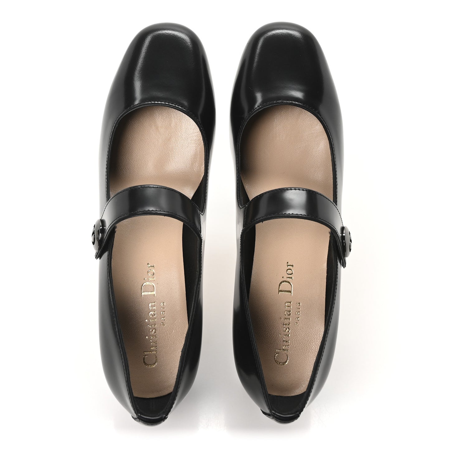 Brushed Calfskin Uniform 30mm Pumps 35.5 Black
