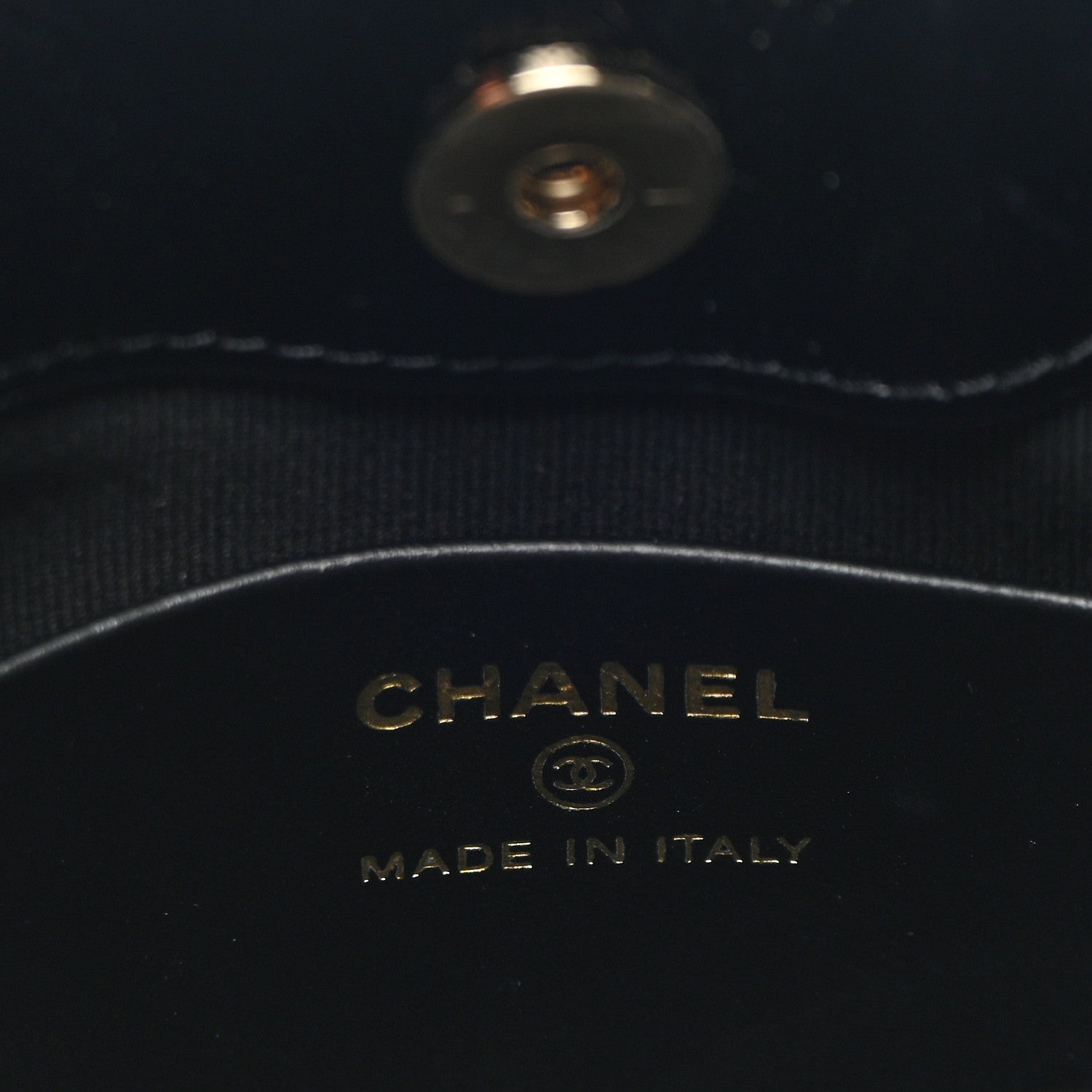 Chanel Shiny Crumpled Calfskin Quilted Nano 31 Shopping Bag Black 6 of 11