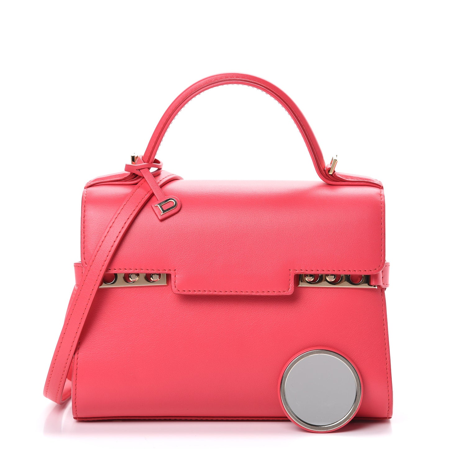 Smooth Calfskin Mini Tempete Satchel Rose Candy
