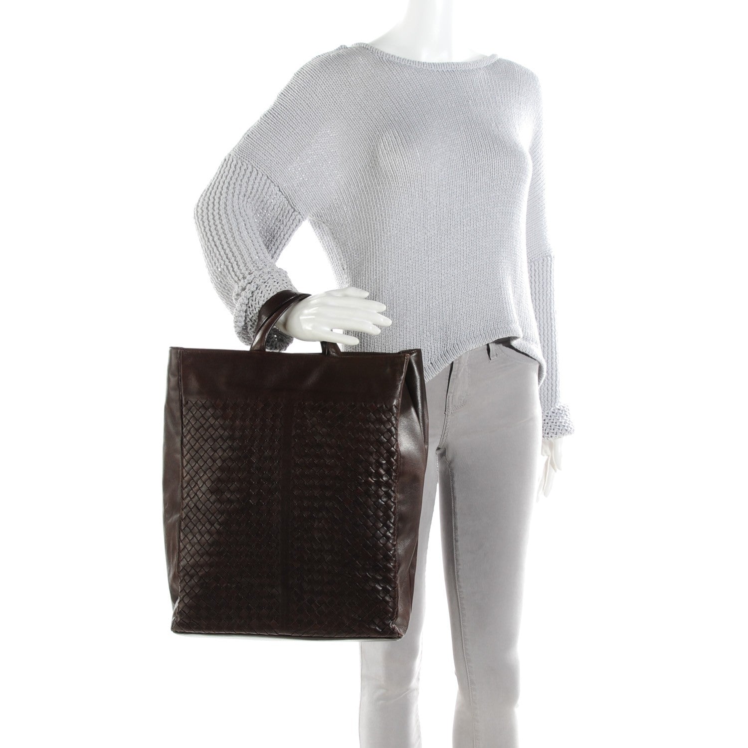 Bottega Veneta Nappa Intrecciato Tote Ebano 2 of 10