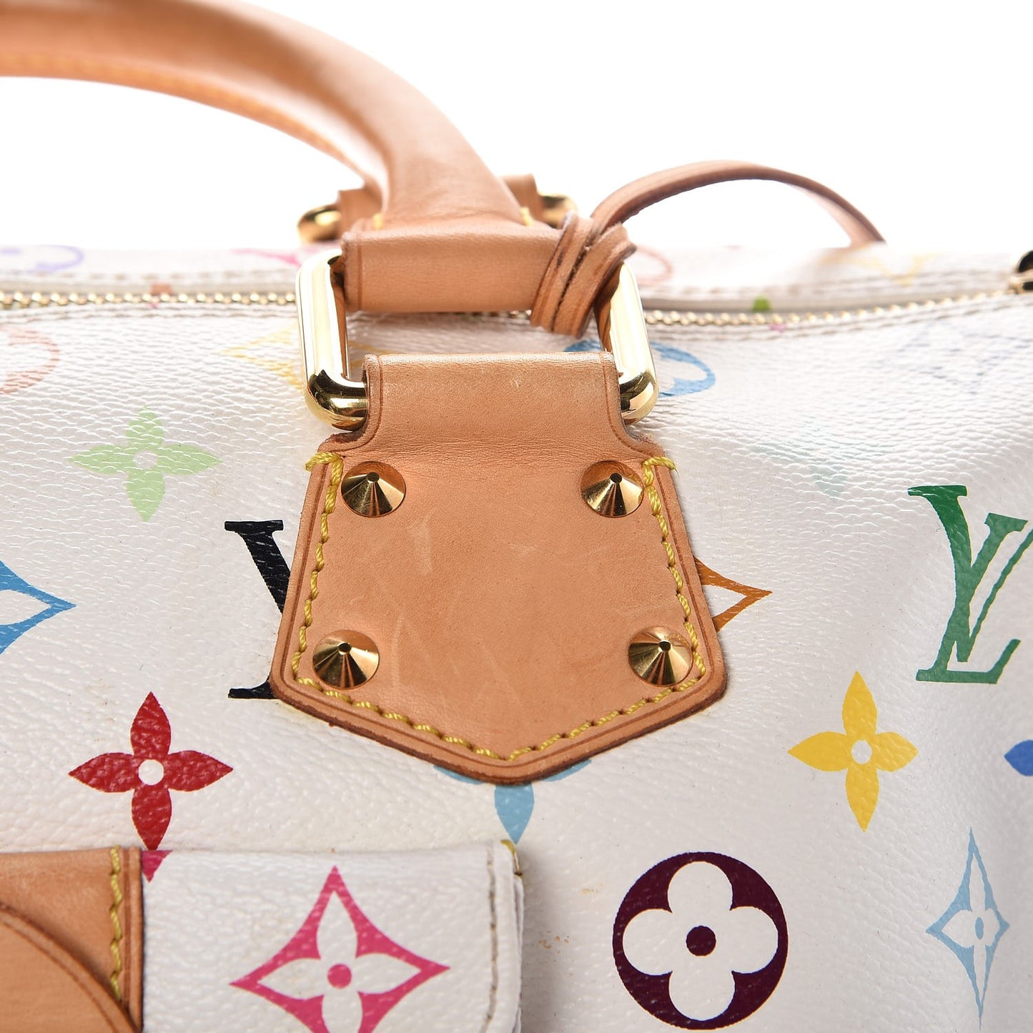 Monogram Multicolor Speedy 30 White
