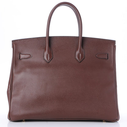 Hermes Courchevel Birkin 35 Chocolate 4 of 36
