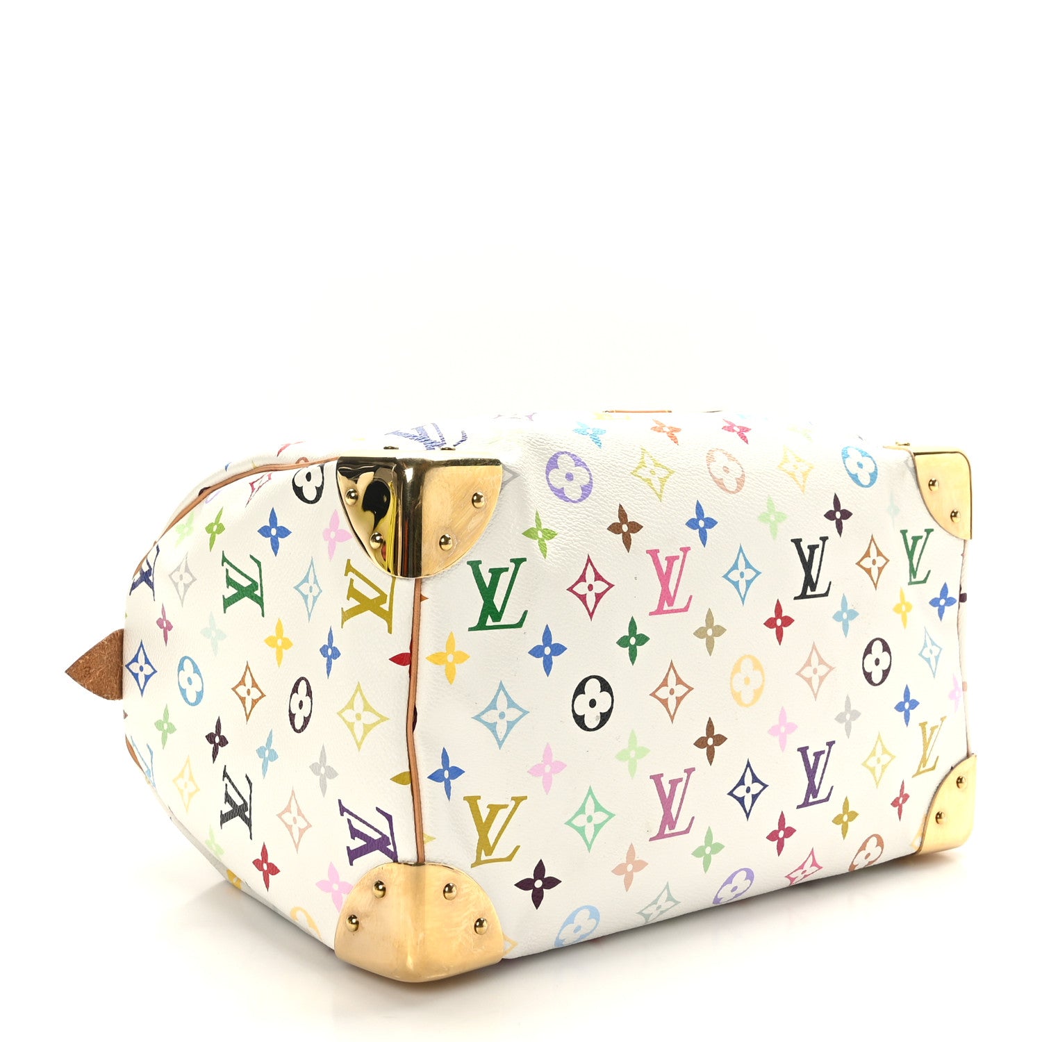 Louis Vuitton Monogram Multicolor Speedy 30 White 3 of 10