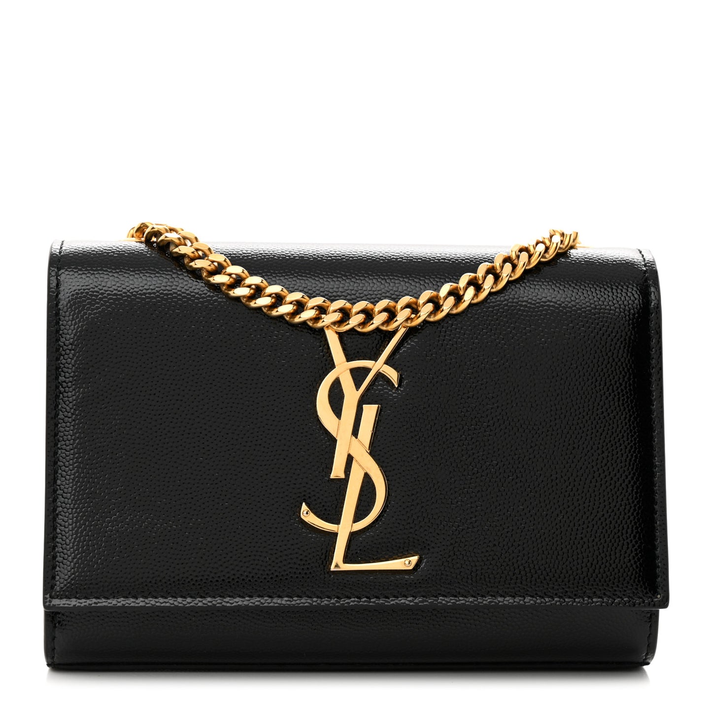 Grain De Poudre Small Monogram Kate Satchel Black