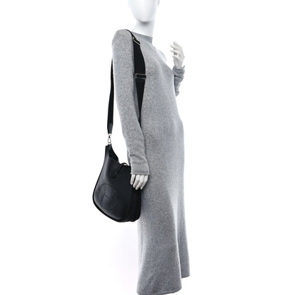Hermes Taurillon Clemence Evelyne III PM Black 2 of 9