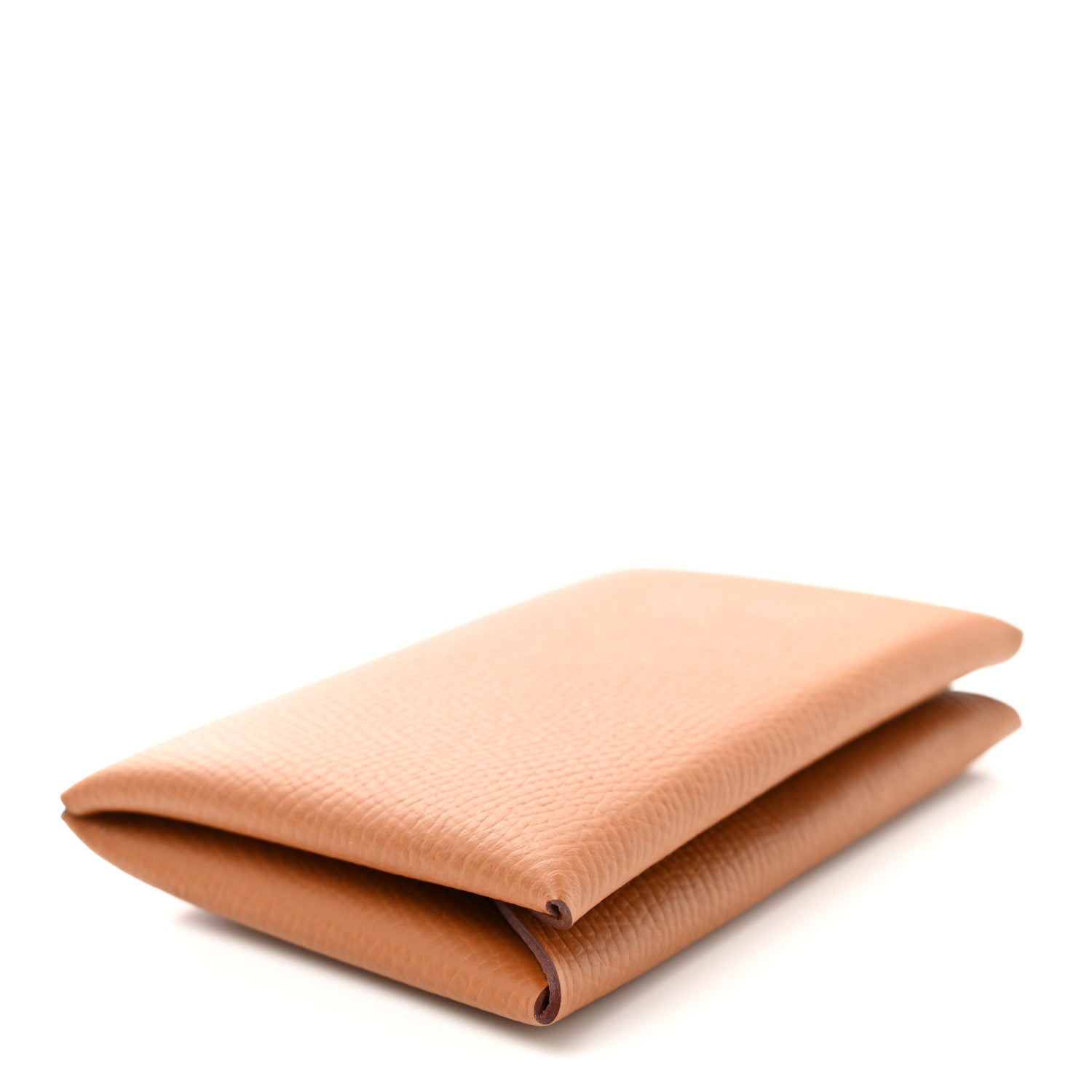 Hermes Epsom Calvi Card Case Gold 4 of 8