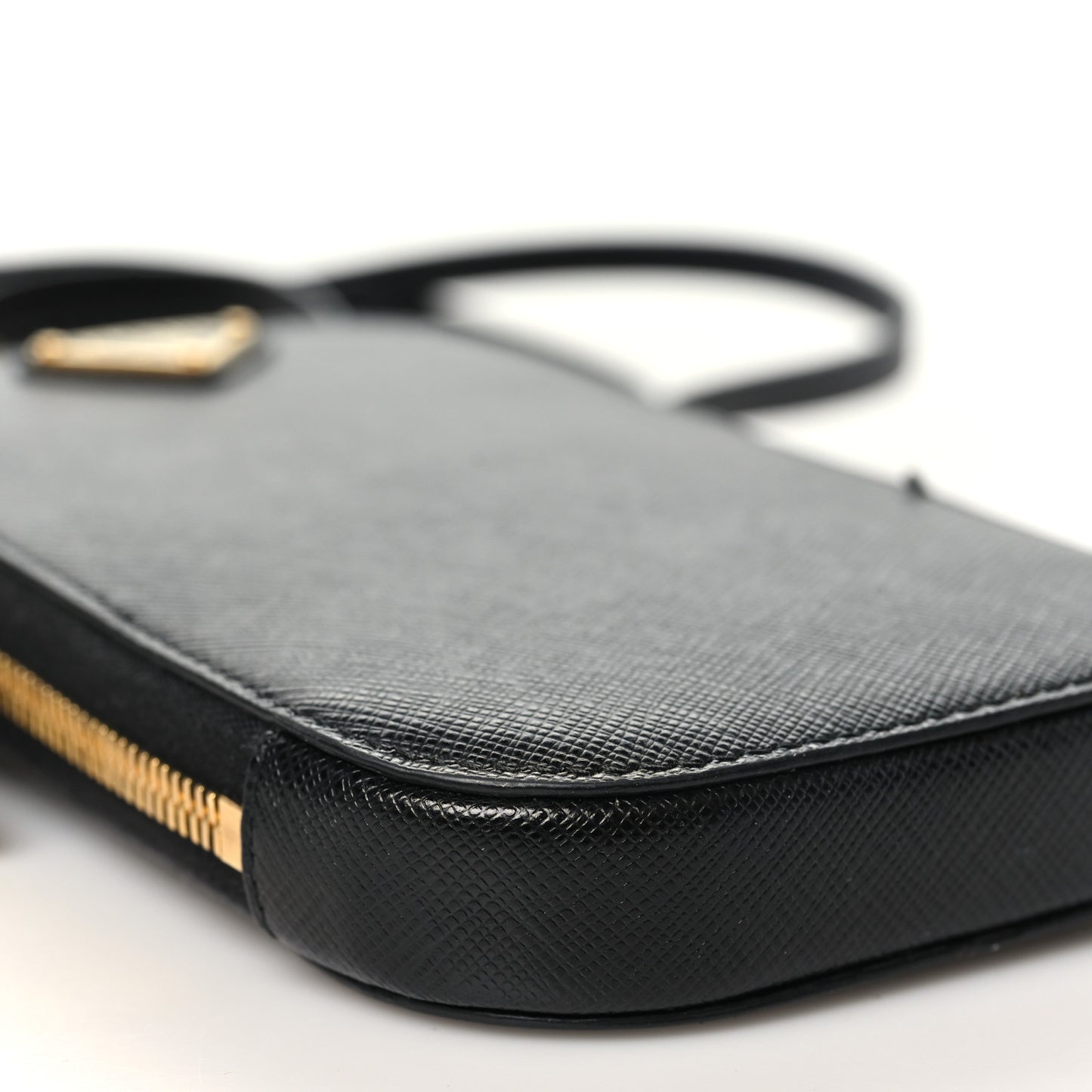 Saffiano Mini Crossbody Bag Black