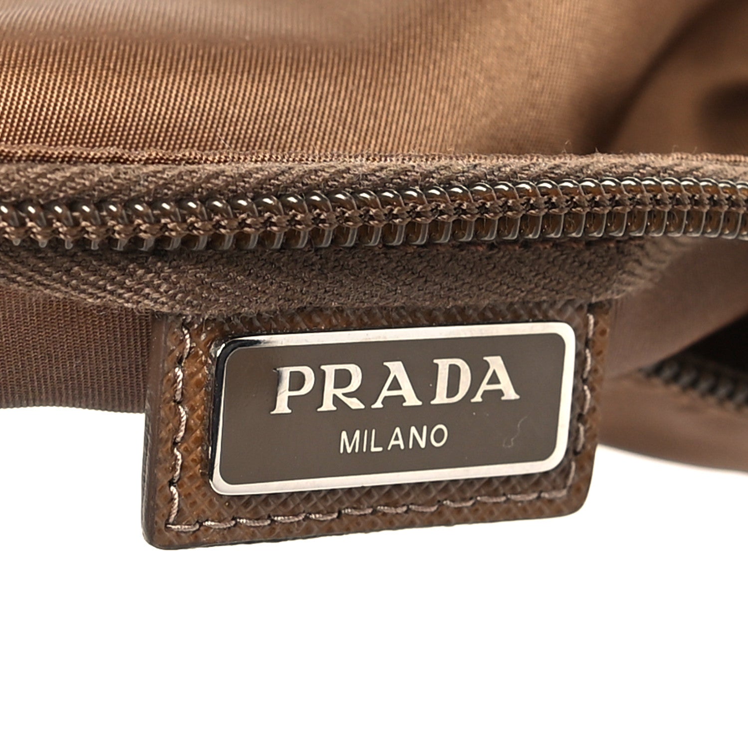 Prada Nylon Vela Cosmetic Pouch Corinto 6 of 9
