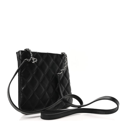 Chanel Calfskin Quilted Crossbody Bag Black 3 of 10