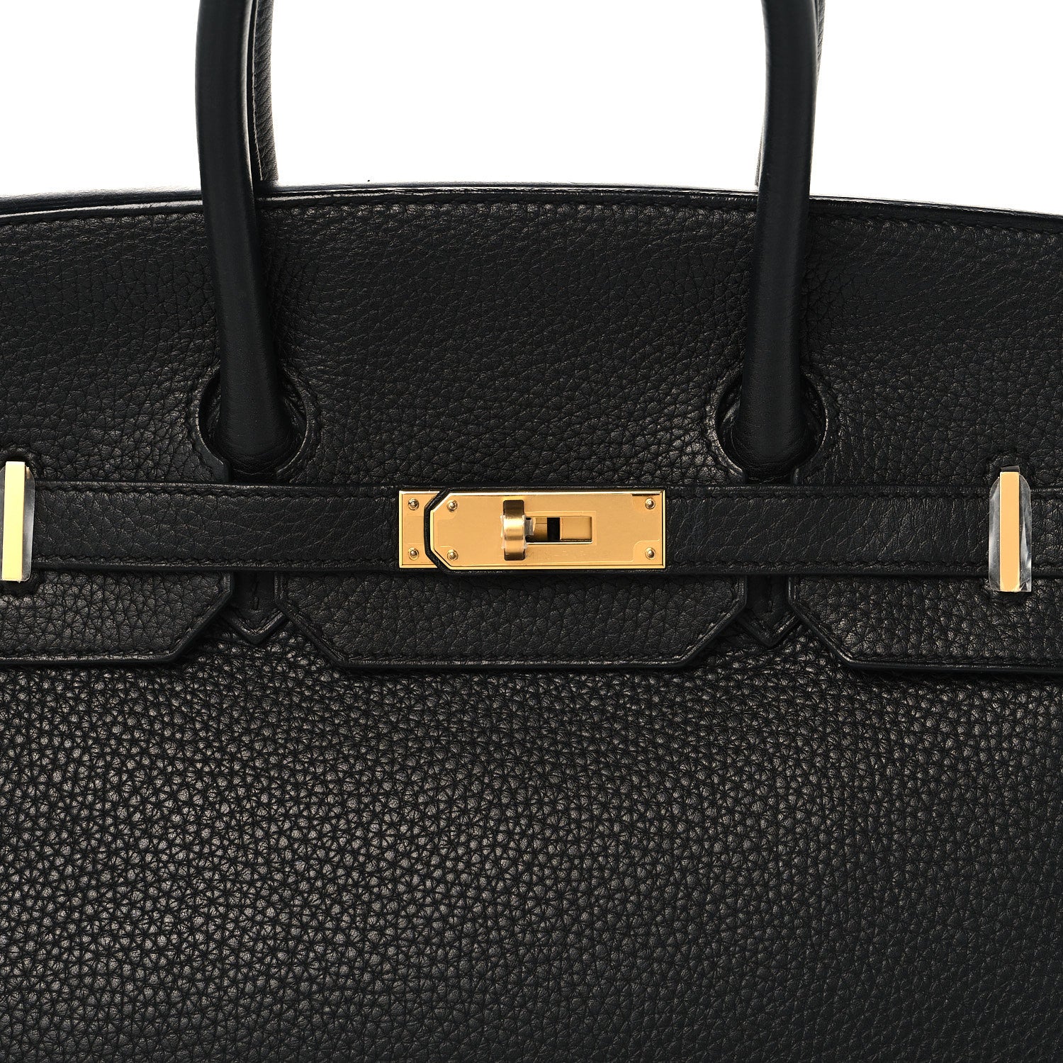 Hermes Taurillon Clemence Birkin 35 Black 8 of 13