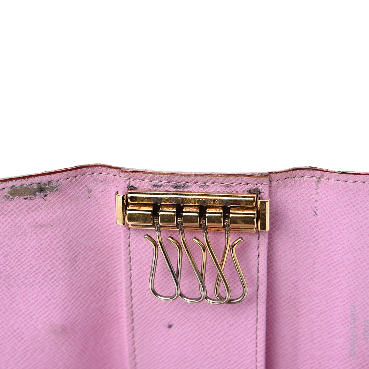 Monogram Multicolor Multicles 4 Key Holder White Litchi