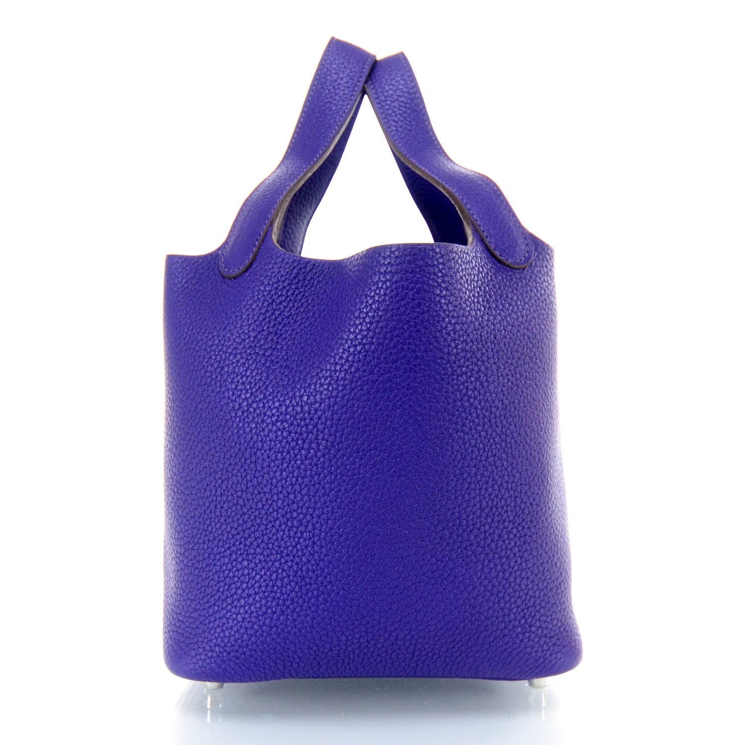 Hermes Taurillon Clemence Picotin PM Iris 1 of 8