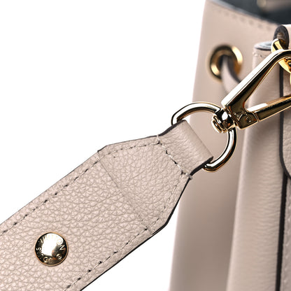 Louis Vuitton Calfskin Lockme Bucket MM Greige 11 of 12