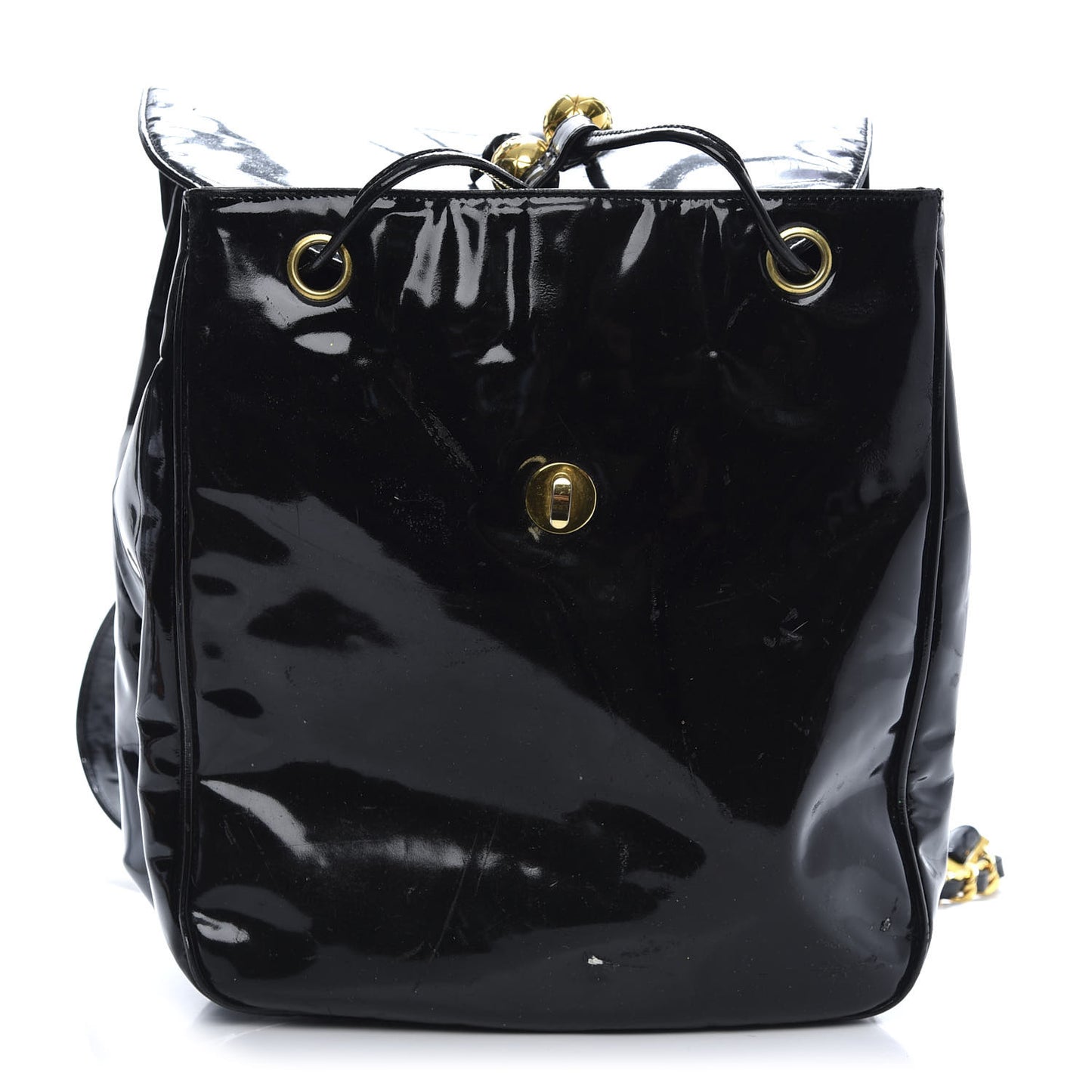Patent CC Drawstring Backpack Black