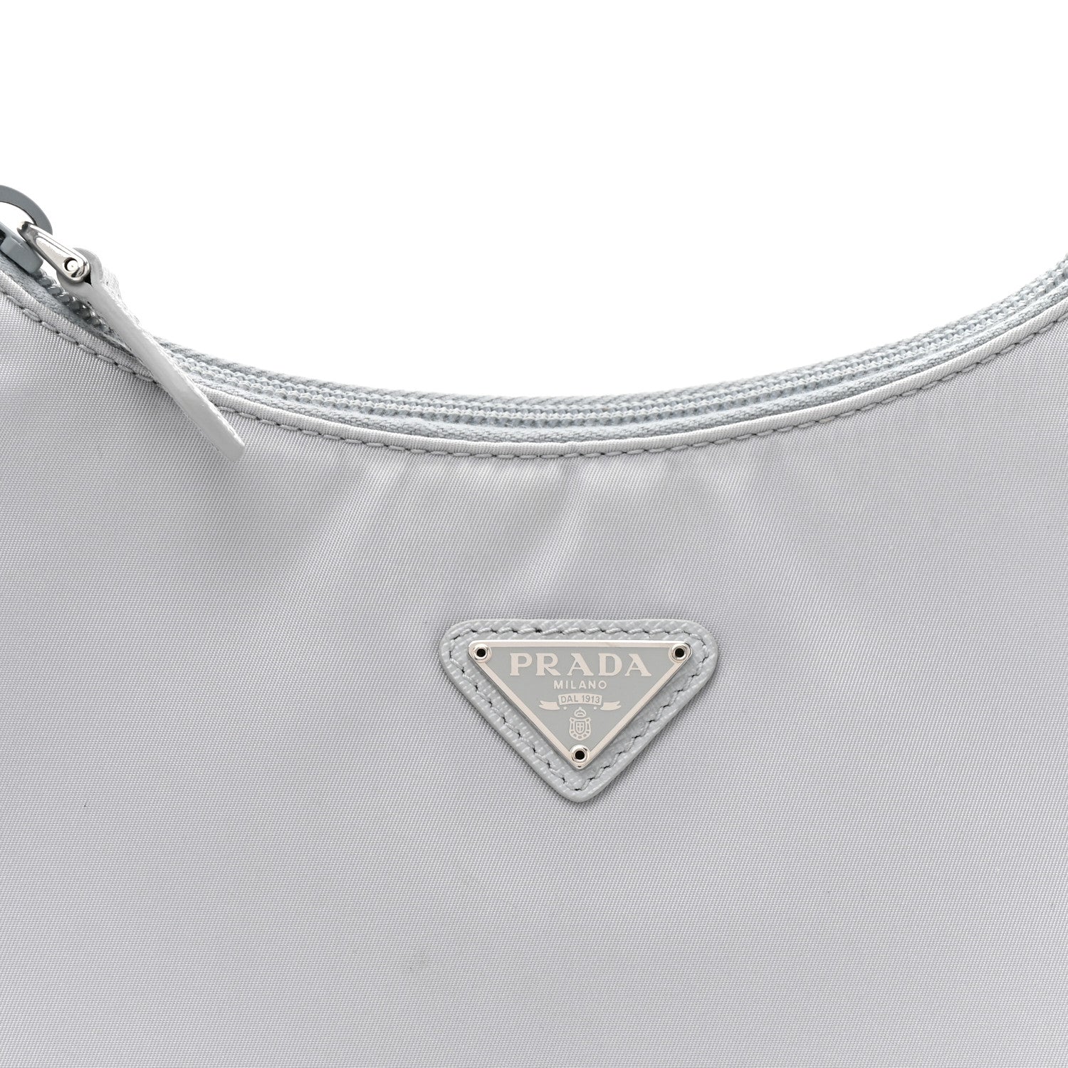 Prada Tessuto Nylon Mini Re-Edition 2000 Bag Fiordaliso 7 of 13