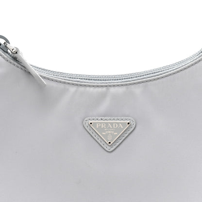 Prada Tessuto Nylon Mini Re-Edition 2000 Bag Fiordaliso 7 of 13