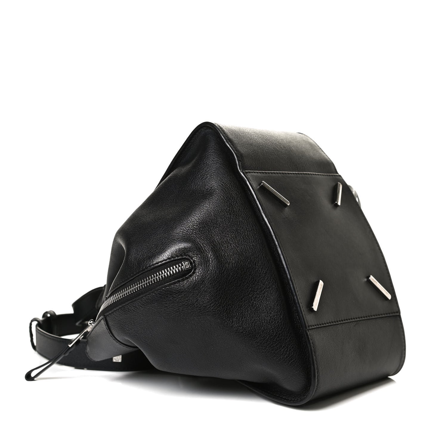 Calfskin Small Hammock Shoulder Bag Black