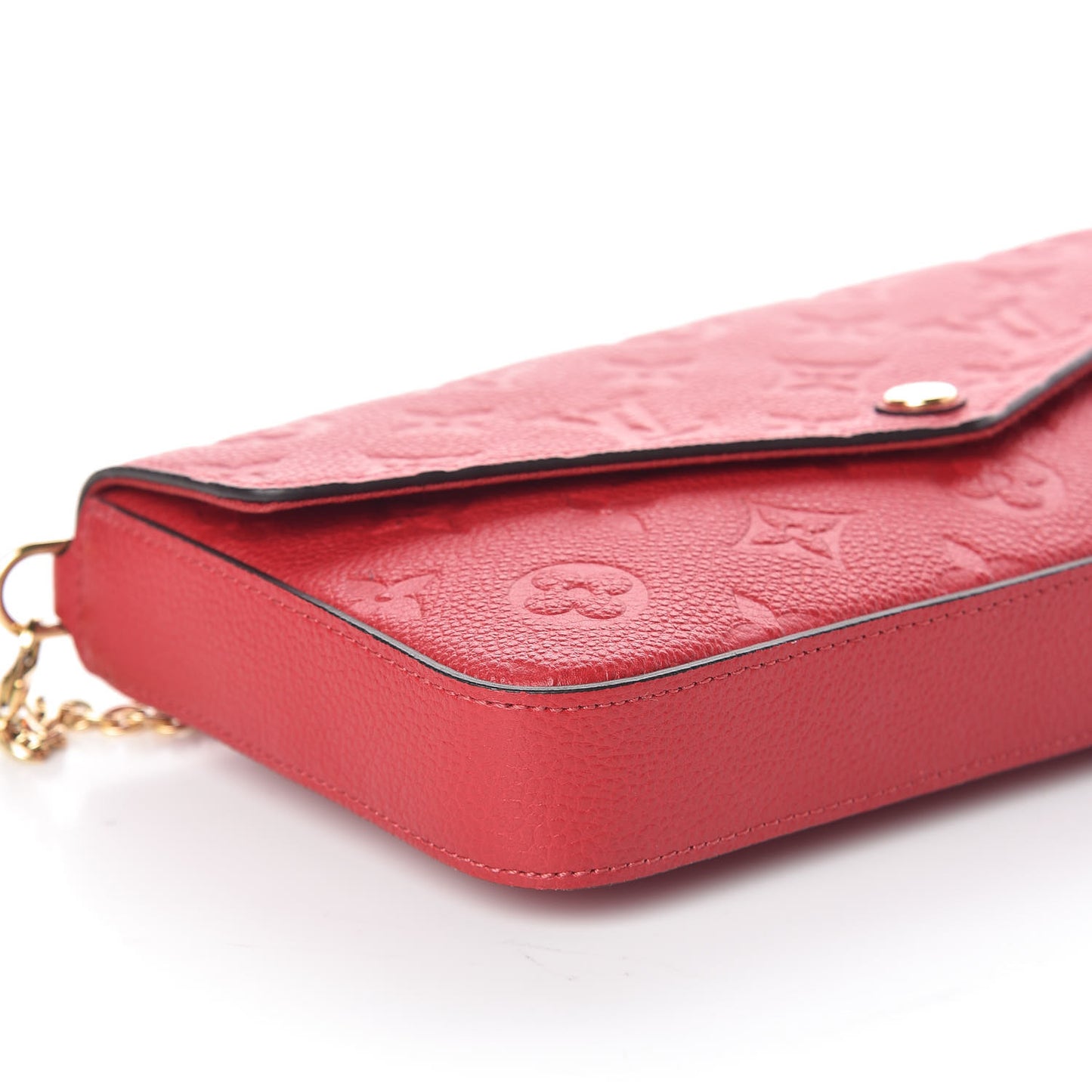 Empreinte Pochette Felicie Chain Wallet Scarlet